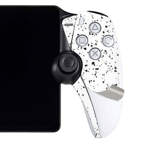White Speckle PlayStation Portal Remote Player Skin