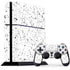 White Speckle PlayStation PS4 Skins