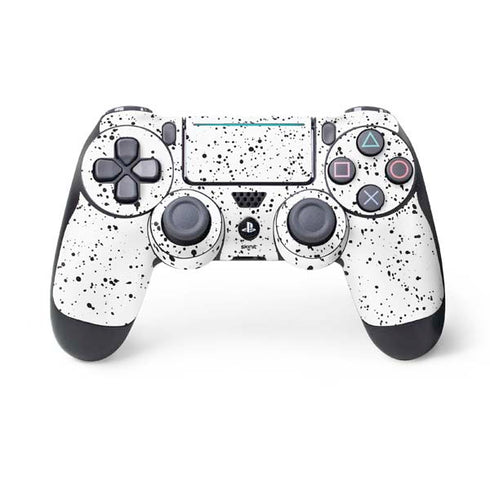 White Speckle PlayStation PS4 Skins
