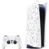 White Speckle PlayStation PS5 Skins