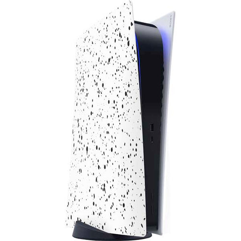 White Speckle PlayStation PS5 Skins