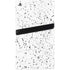 White Speckle PS5 Pro Disk Console Skin
