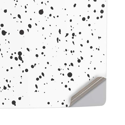 White Speckle PS5 Pro Disk Console Skin