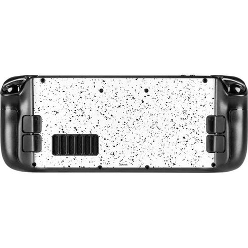 White Speckle Steam Deck Handheld Gaming Computer Skin