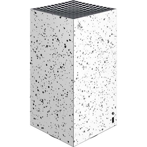 White Speckle XBox Series X Digital Edition Console Skin