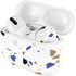 White Terrazzo AirPods Skins