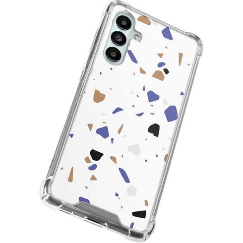 White Terrazzo Galaxy A16 5G Clear Case