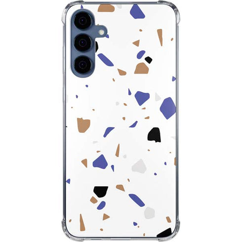 White Terrazzo Galaxy A35 5G Clear Case