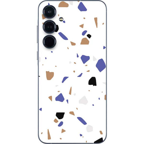 White Terrazzo Galaxy A35 5G Skin