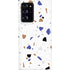 White Terrazzo Galaxy Cases