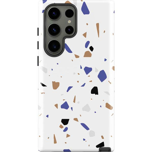 White Terrazzo Galaxy S23 Ultra Pro Case