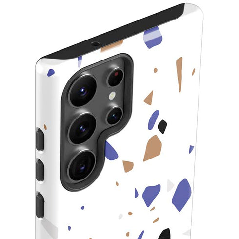 White Terrazzo Galaxy S23 Ultra Pro Case