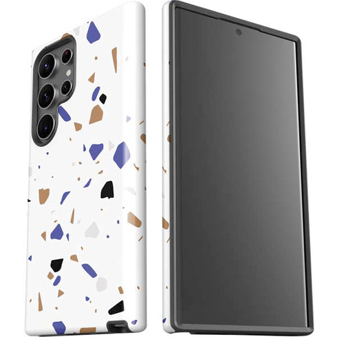 White Terrazzo Galaxy S23 Ultra Pro Case