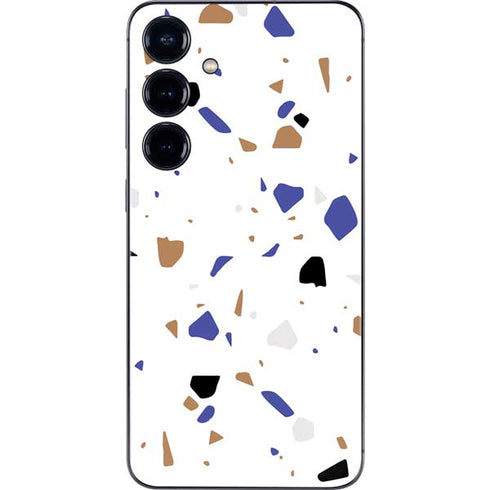 White Terrazzo Galaxy S25 Skin