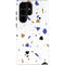 White Terrazzo Galaxy Cases