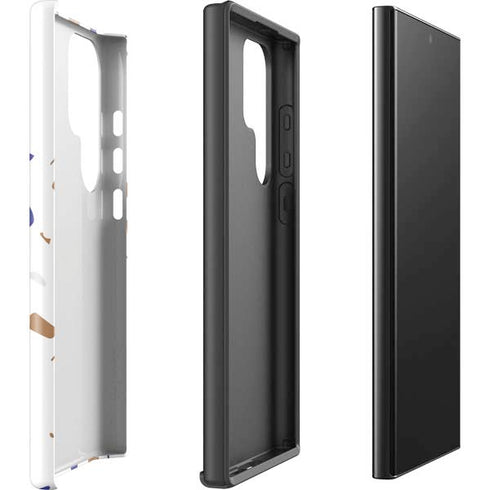 White Terrazzo Galaxy S25 Ultra Impact Case