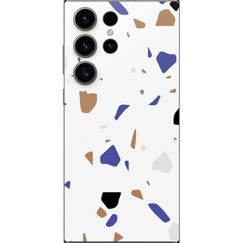 White Terrazzo Galaxy S25 Ultra Skin
