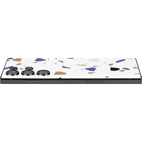 White Terrazzo Galaxy S25 Ultra Skin