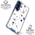 White Terrazzo Galaxy S25 Clear Case