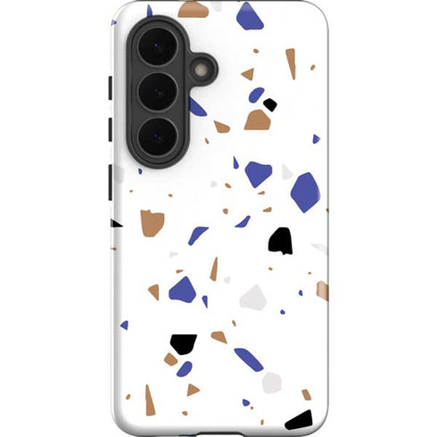 White Terrazzo Galaxy S26 Impact Case