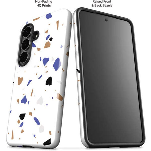 White Terrazzo Galaxy S26 Impact Case