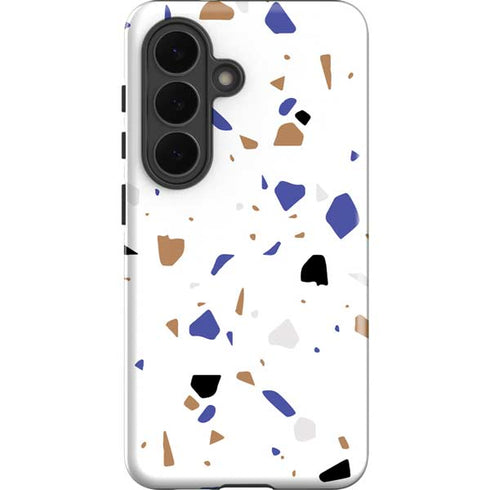 White Terrazzo Galaxy S26 Plus Impact Case