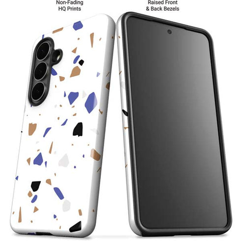 White Terrazzo Galaxy S26 Plus Impact Case