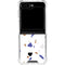 White Terrazzo Galaxy Z Flip6 Clear Case