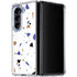 White Terrazzo Galaxy Z Fold5 5G Clear Case