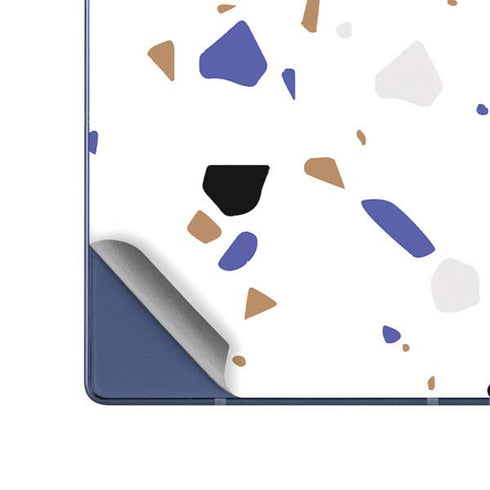 White Terrazzo Galaxy Z Fold6 Skin