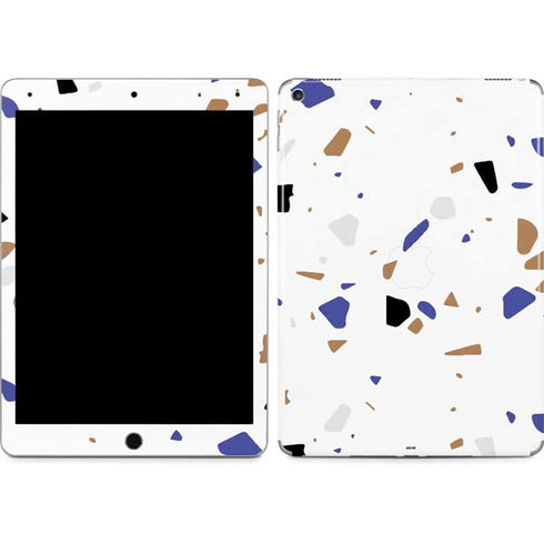 White Terrazzo iPad Skins