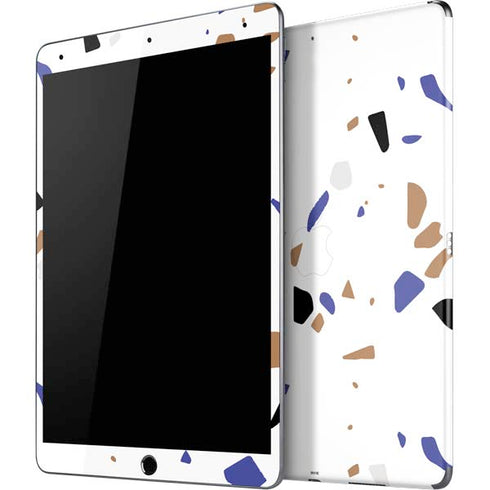 White Terrazzo iPad Skins