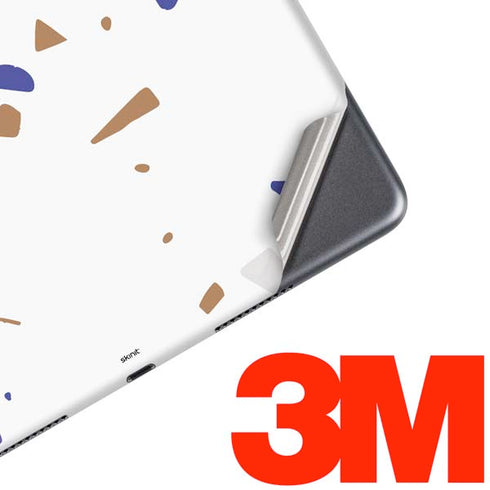 White Terrazzo iPad Skins