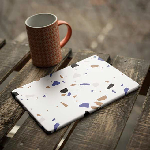 White Terrazzo iPad Skins