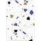 White Terrazzo Apple iPad Mini Skin