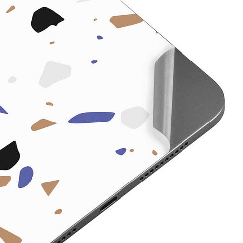 White Terrazzo Apple iPad Mini Skin