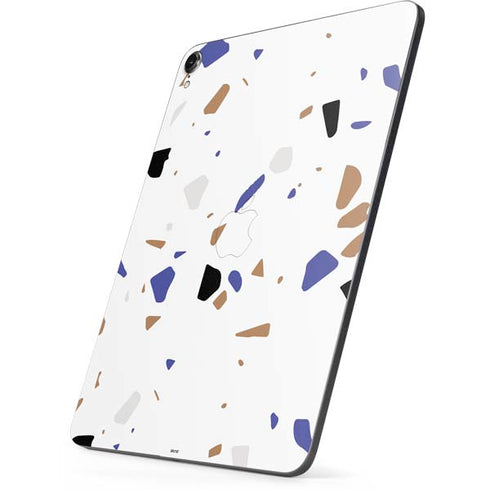 White Terrazzo Apple iPad Pro Skin