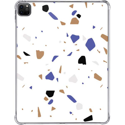 White Terrazzo iPad Pro 11in (2024) Clear Case