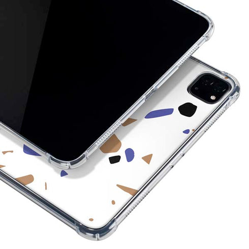 White Terrazzo iPad Pro 11in (2024) Clear Case