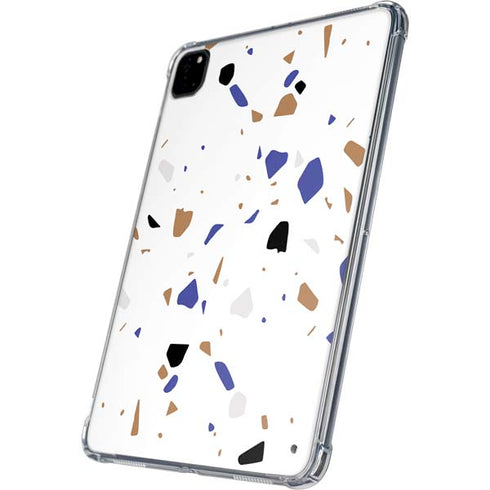White Terrazzo iPad Pro 11in (2024) Clear Case