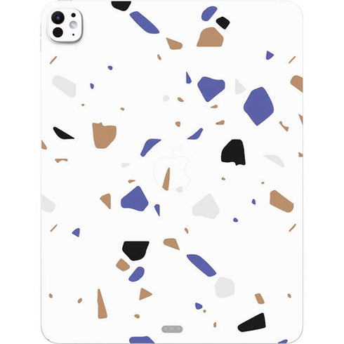 White Terrazzo iPad Pro 13in M4 (2024) Skin