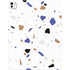 White Terrazzo iPad Pro 13in M4 (2024) Skin