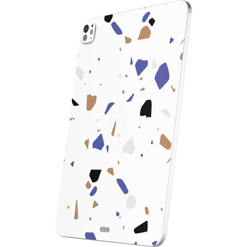 White Terrazzo iPad Pro 13in M4 (2024) Skin