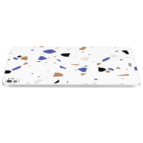 White Terrazzo iPad Pro 13in M4 (2024) Skin