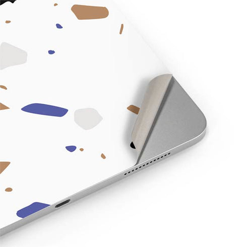 White Terrazzo iPad Pro 13in M4 (2024) Skin