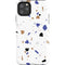 White Terrazzo iPhone Cases