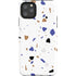 White Terrazzo iPhone Cases
