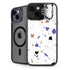 White Terrazzo iPhone 13 Kickstand Case