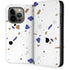 White Terrazzo iPhone 13 Pro Folio Case