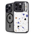 White Terrazzo iPhone Cases